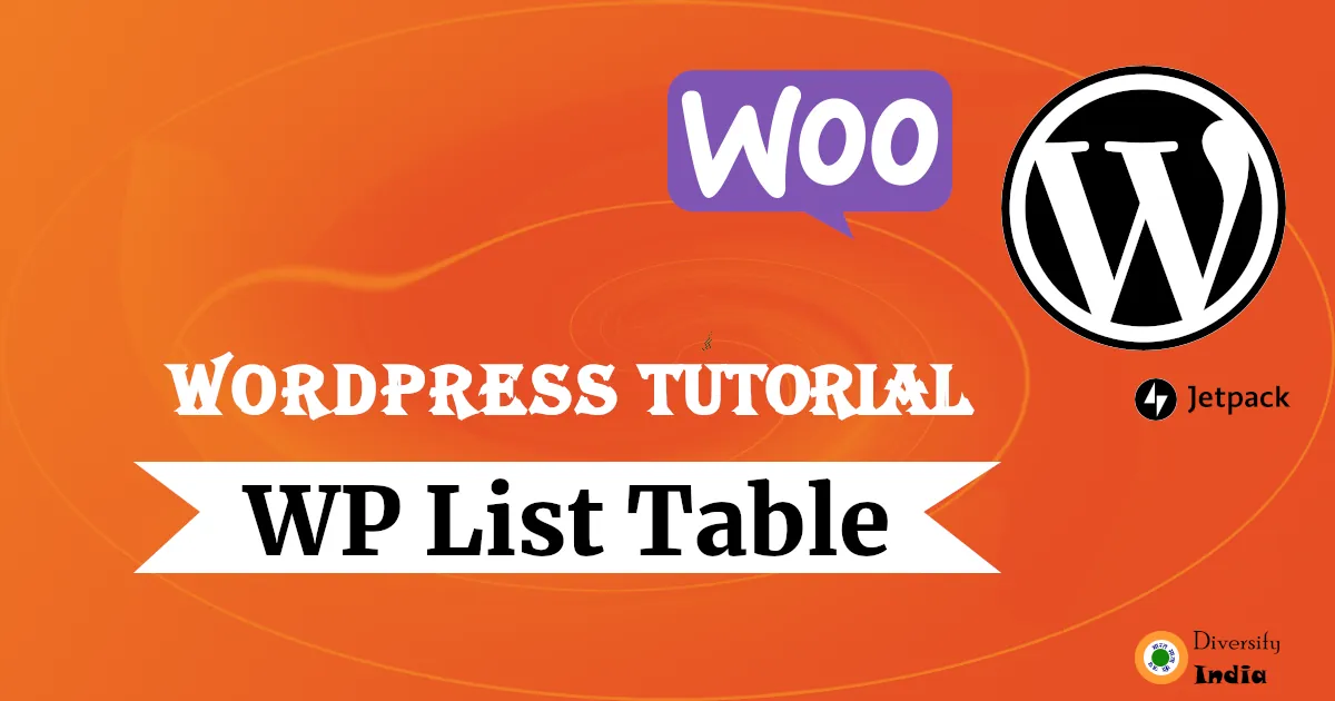 WP List Table: WordPress Advance Tutorial