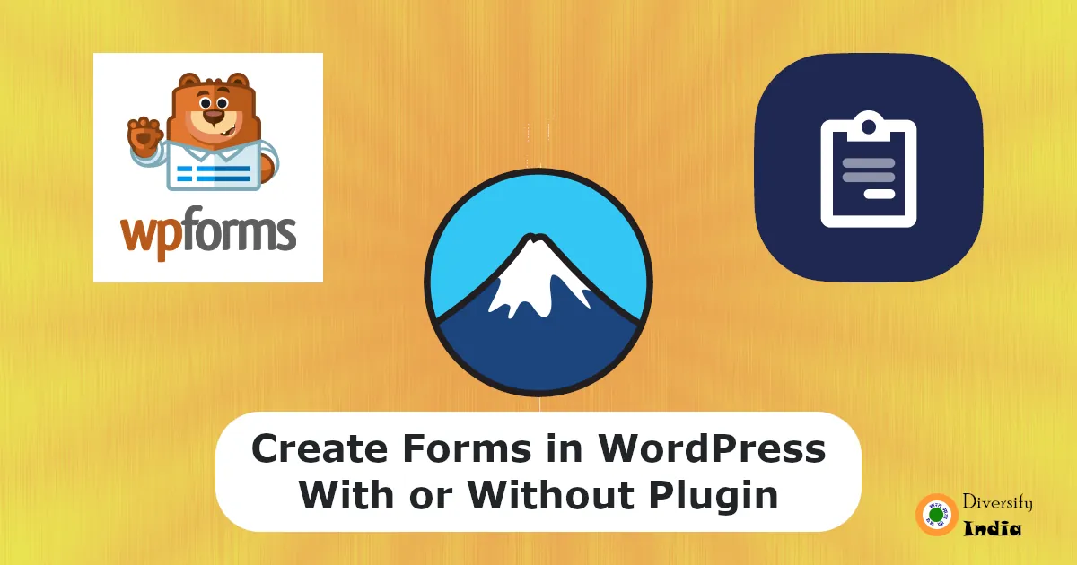 How to Create Forms in WordPress Without Plugins