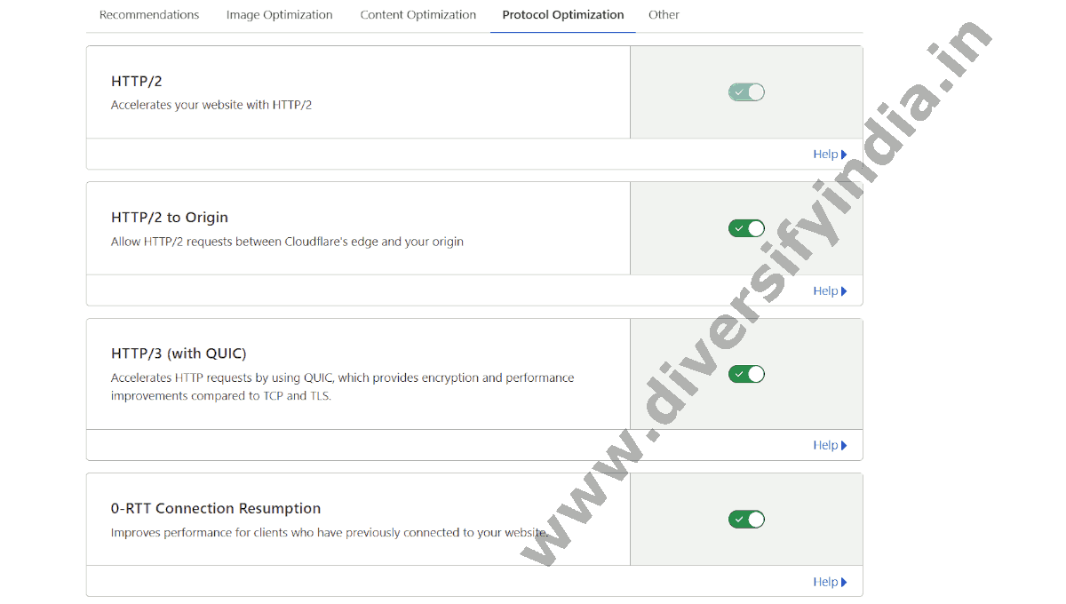 Cloudflare Protocol Optimization