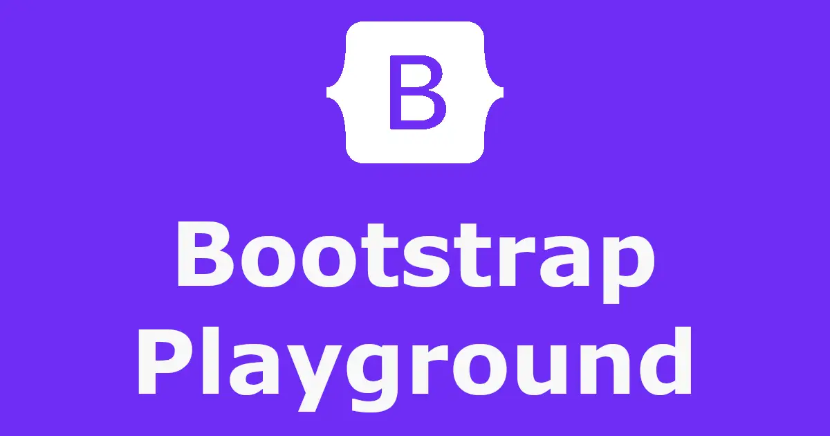 Bootstrap Playground